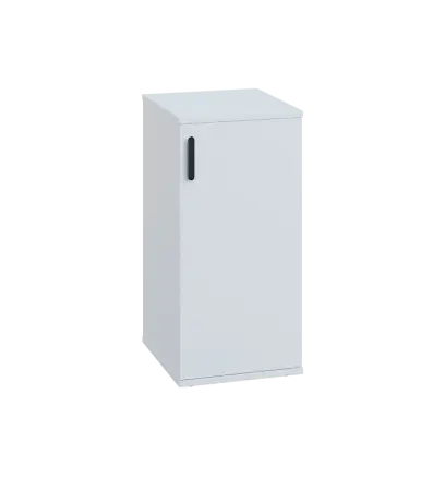 LN 2 - 3D kancelářská skříň, 1-dveřová, pravá, 750x360x400, bílá